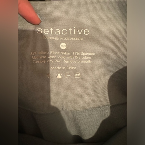 Set Active Light Blue X/Small/Small Leggings. 💙⚡️ - Picture 3 of 3